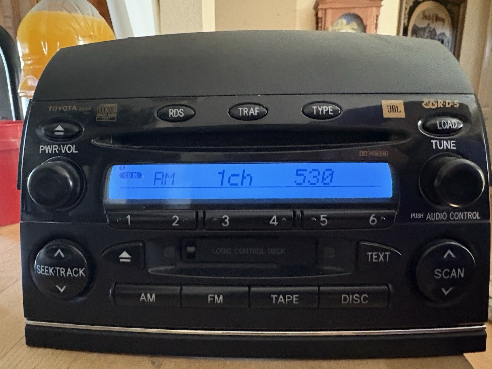 OEM 2004-05 TOYOTA SIENNA Radio Receiver Dash Panasonic/ JBL 86120-AE030