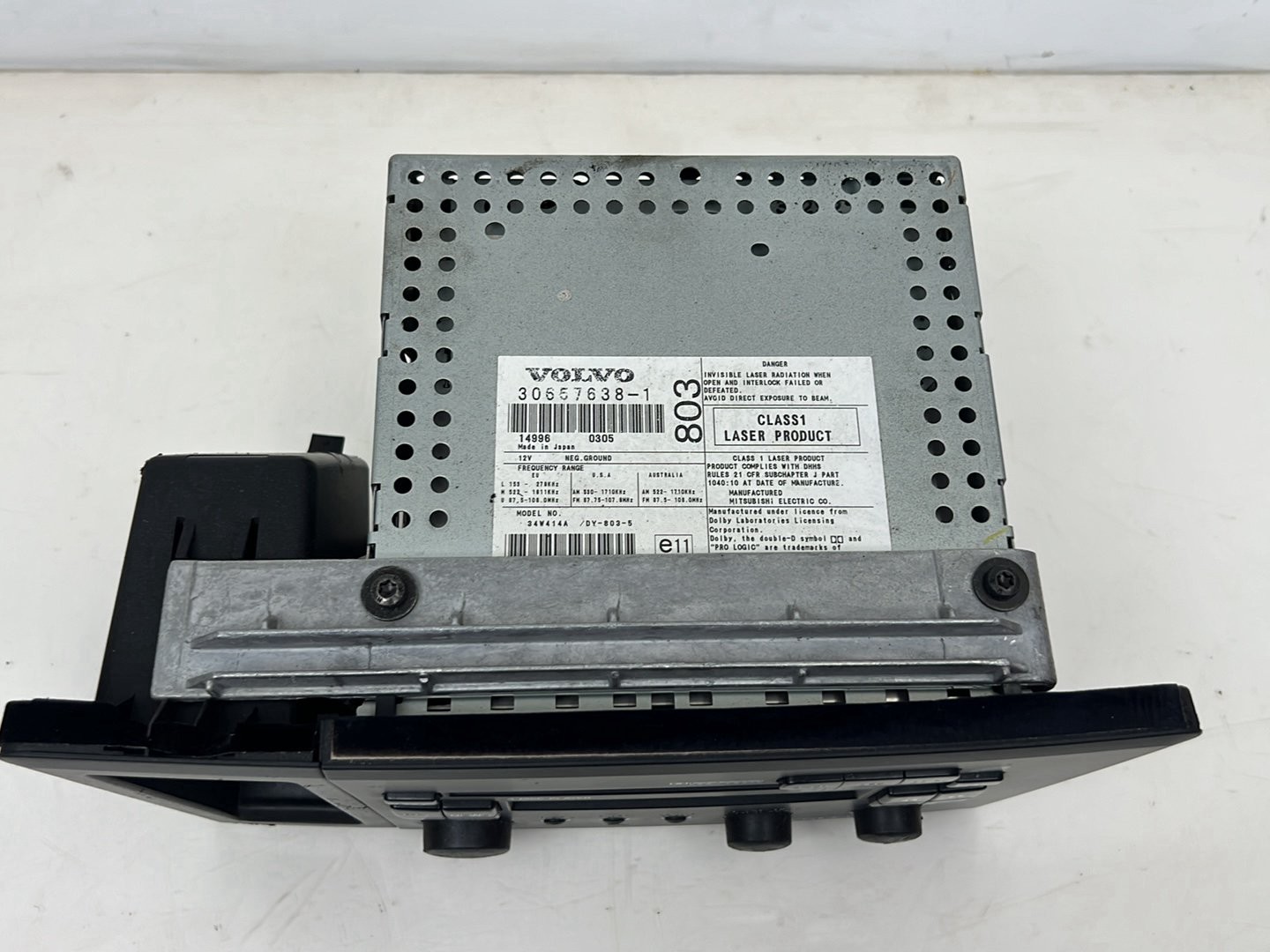 2004-2007 Volvo S60R V70R CD Player Radio Stereo Head Unit HU-803 OEM #5757EM