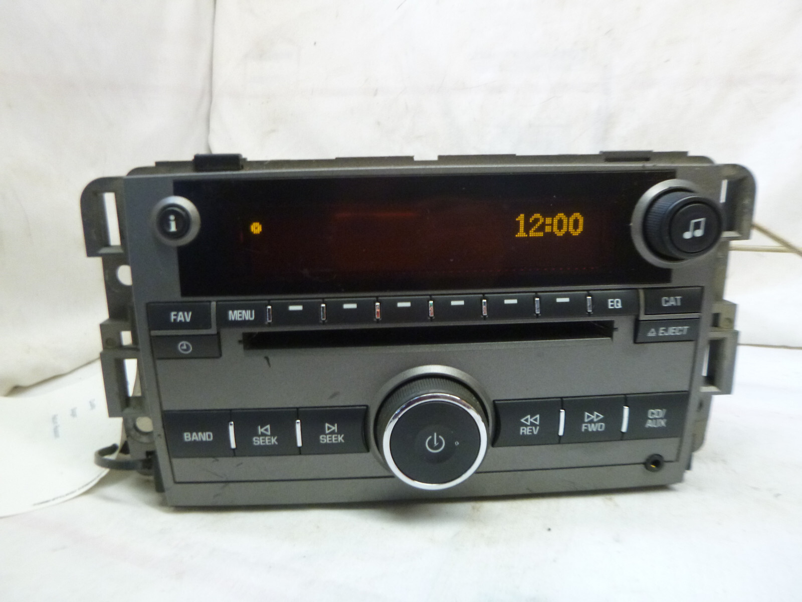 08 09 Saturn VUE AM FM Radio Cd Mp3 Player 25956992 FMD21