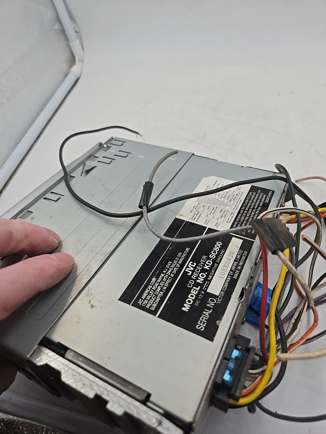 JVC CD Receiver KD-SC800 For Parts And Repair