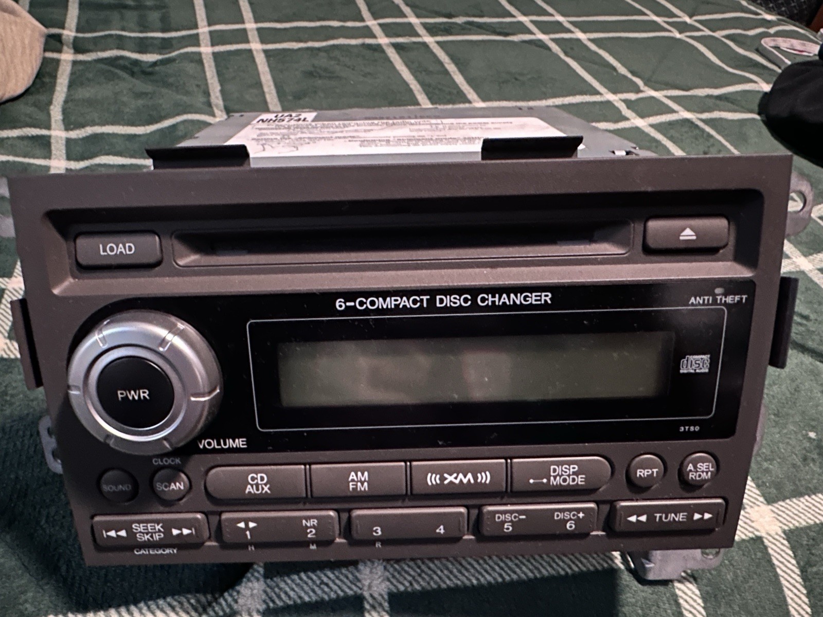 Honda Ridgeline 2006 2007 2008 OEM Radio 39100-SJC-A110 Radio Player Head Unit