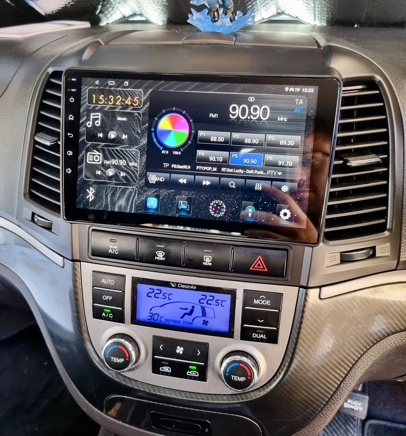 Car Radio For Hyundai Santa Fe 2006 – 2012 8 Core 64GB Carplay Head Units Audio