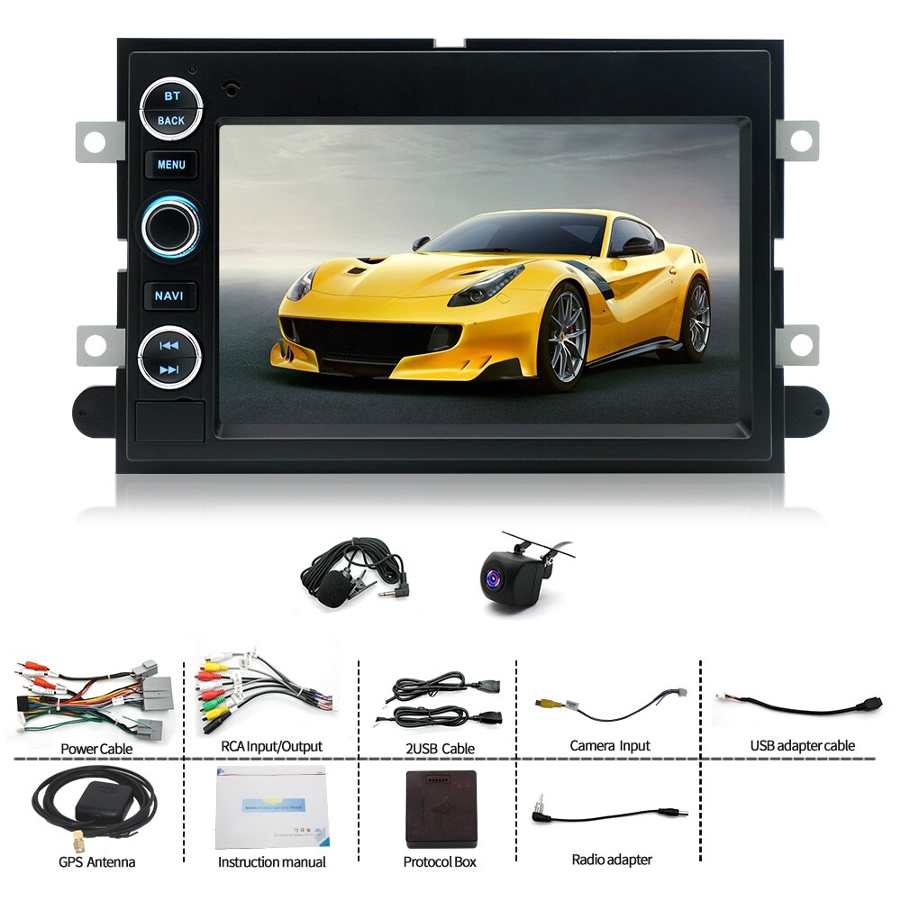 For F-250 F-350 Super Duty 2006-2014 Android 13 Carplay Stereo Radio 7″ GPS Navi