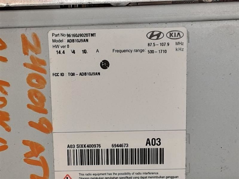 Audio Equipment Radio Display And Receiver US Market Fits 18-21 KONA 2607251