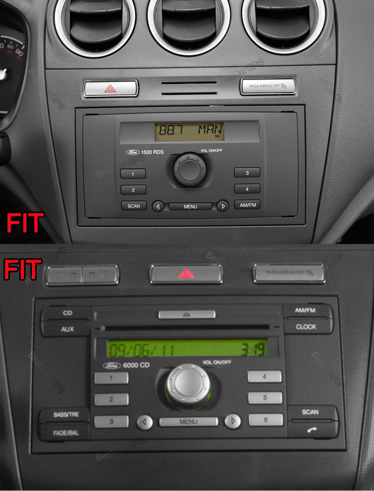 9.7″ For Ford Transit Connect 2010-2013 Android 15 Carplay Car Stereo Radio GPS