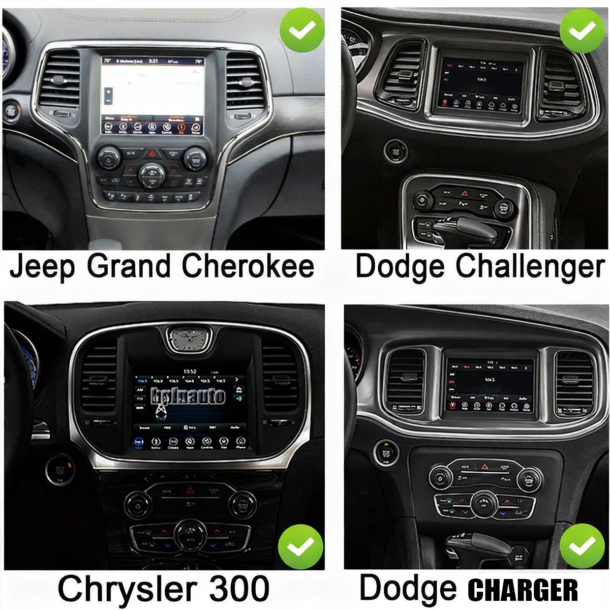 8.4″ Wireless CarPlay Android auto For 2011-2023 Chrysler 300 Radio GPS NAV FM