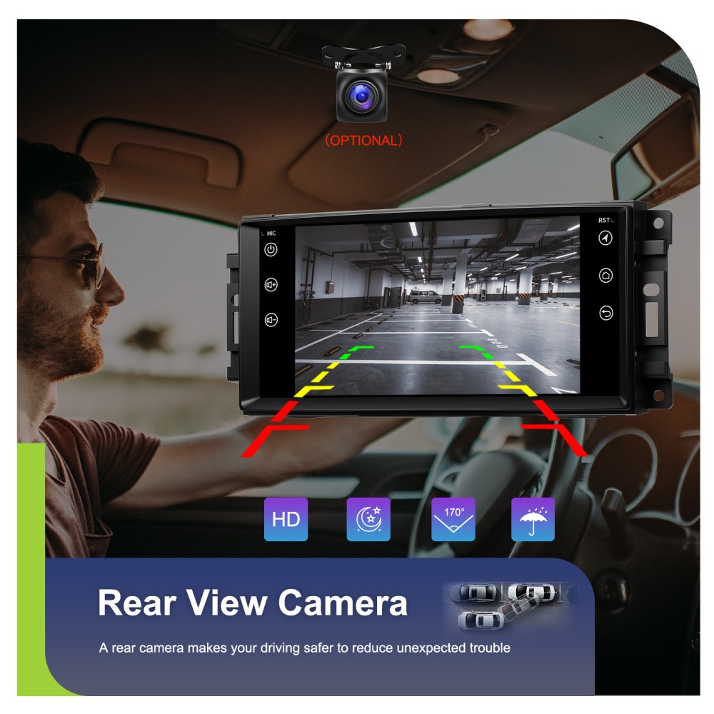4+64GB For Dodge RAM 1500 2500 2009-2012 Carplay Android 15 Car Radio GPS Stereo