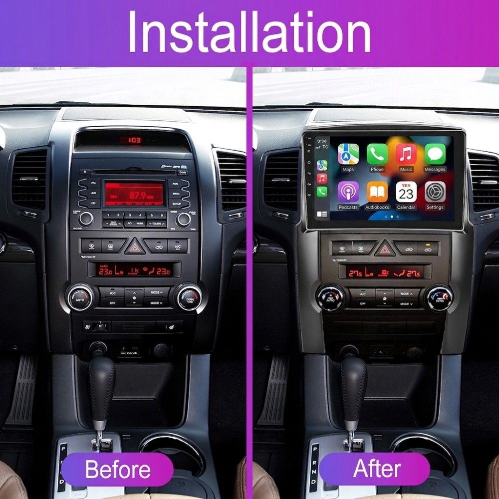 10” For Kia Sorento 2009-2012 Android 15 Carplay Car Stereo Radio GPS Navi Cam