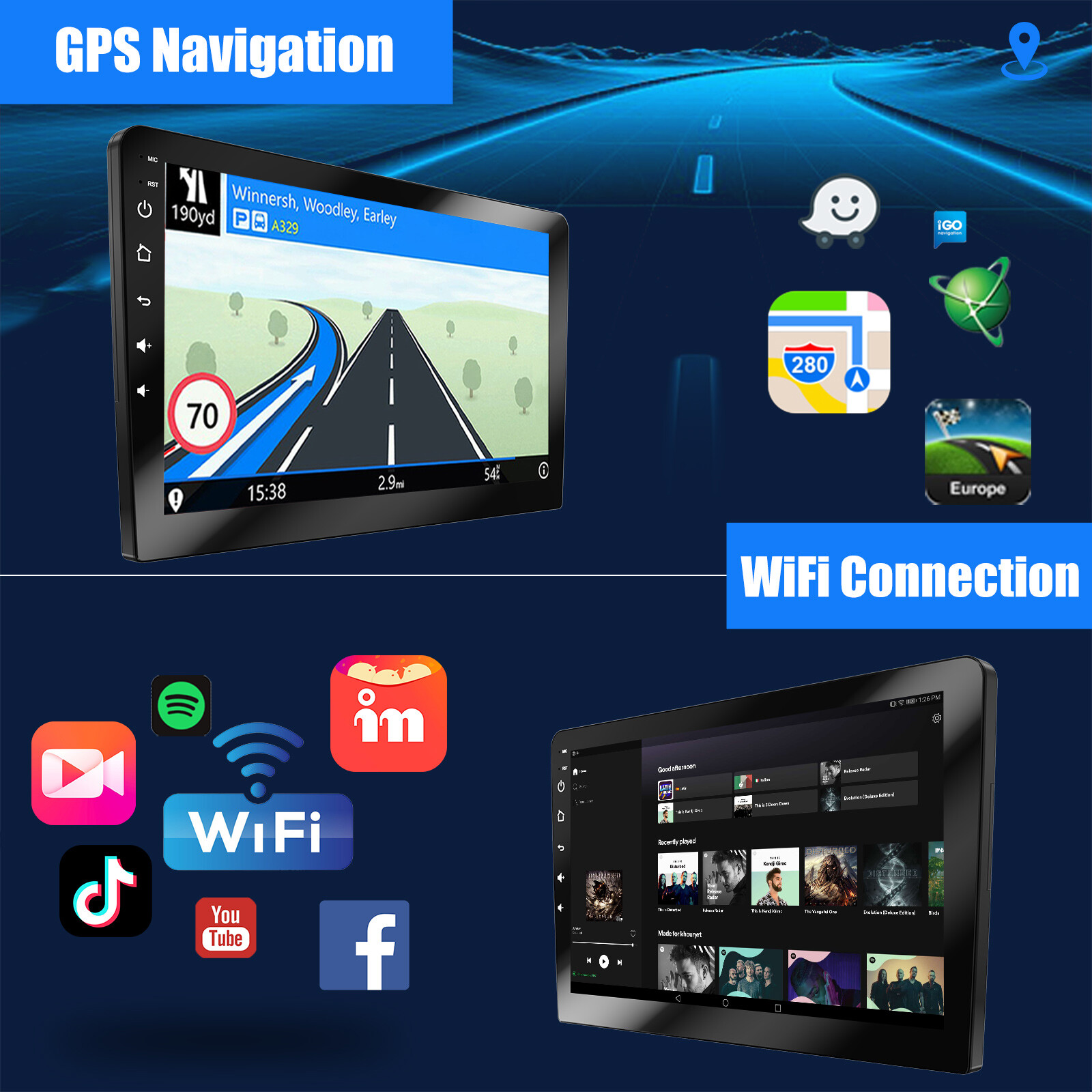 FOR 2002-2010 PORSCHE CAYENNE ANDROID 14 CARPLAY CAR STEREO RADIO GPS NAVI + CAM