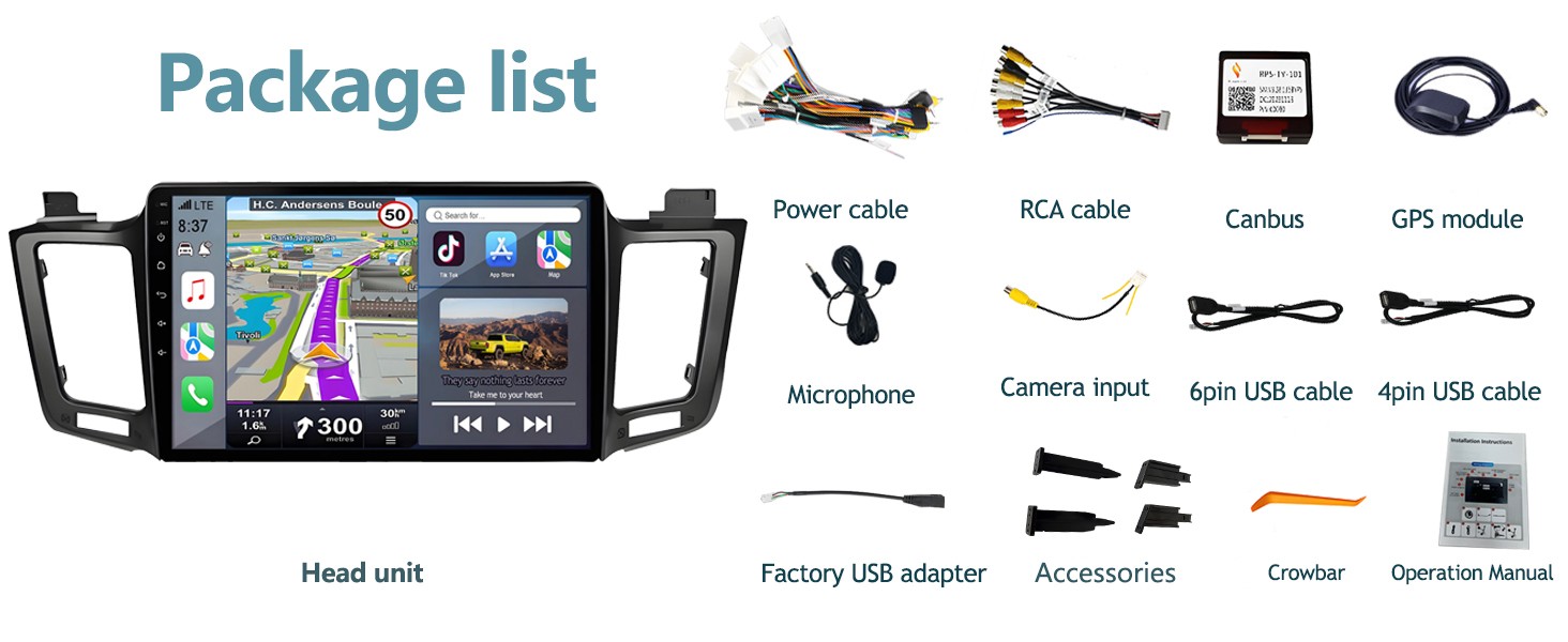 ** NEW Toyota RAV4 2013-2018 | 10.2 Inch Stereo | 8-Core | 4GB+64GB | CarPlay