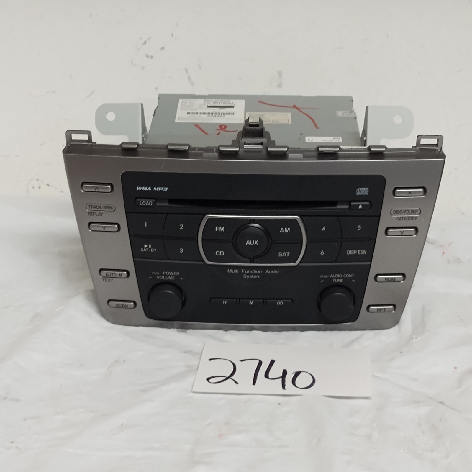 2009 2010 MAZDA 6 MAZDA6 RADIO STEREO CD PLAYER RECEIVER UNIT OEM GS3L669R0D