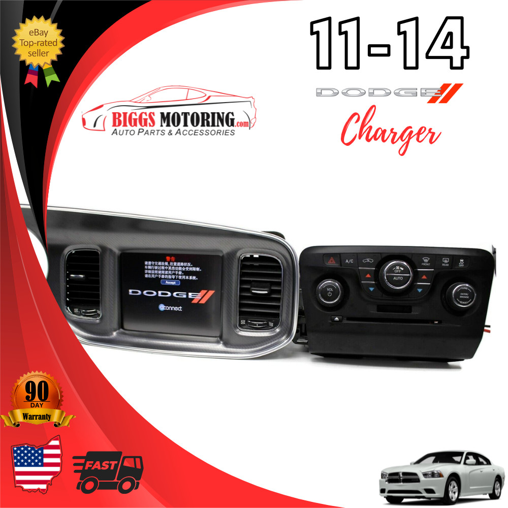 11-14 Dodge Charger Radio NON NAVI Cd Player Display Screen 05064798AH +Code