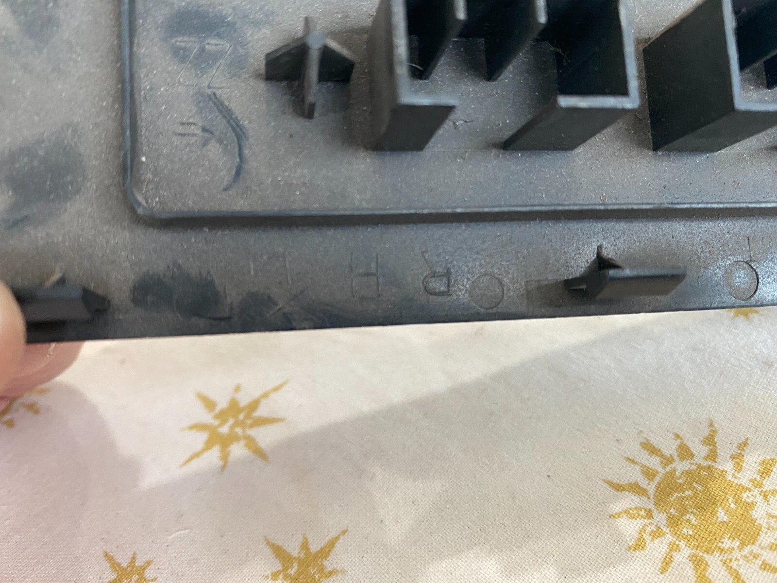 1970,s ? RADIO DELETE PLATE make unknown?