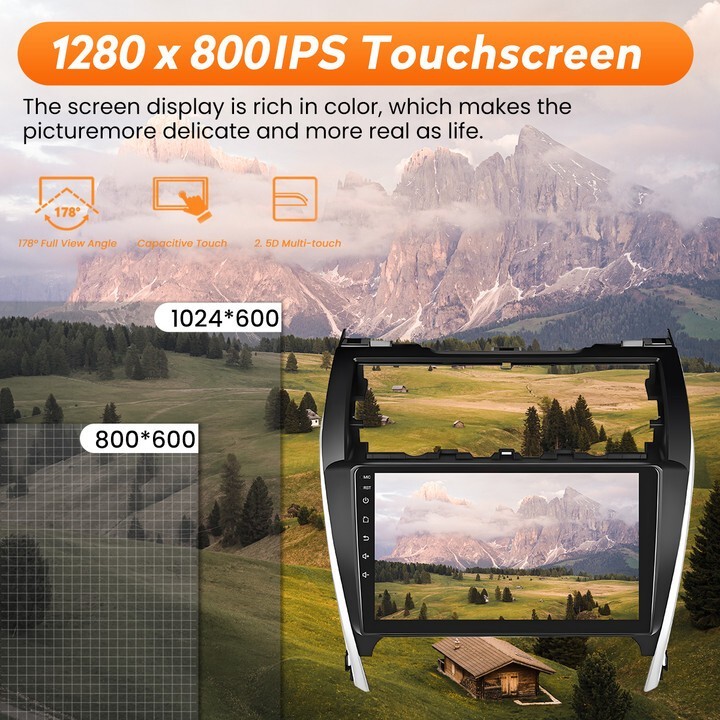Car Radio Stereo Carplay For 2012-2014 Toyota Camry FM Navi