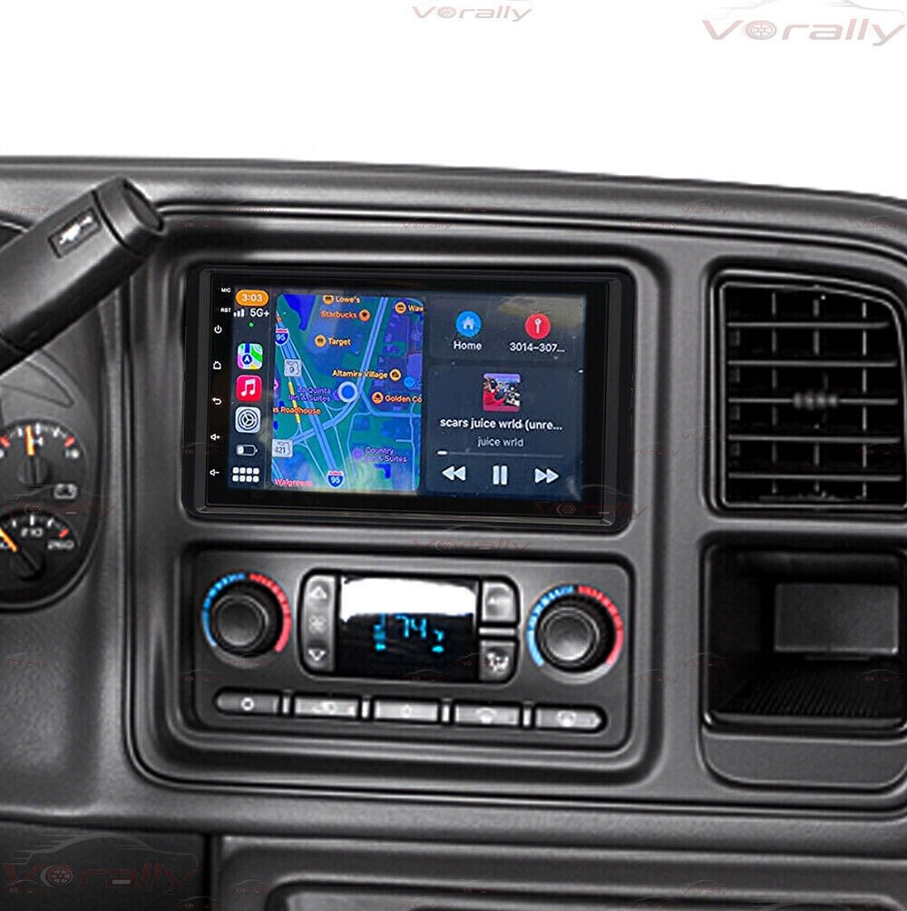 For 2003-2006 Chevrolet Silverado Tahoe Apple Carplay Car Radio Stereo Android15