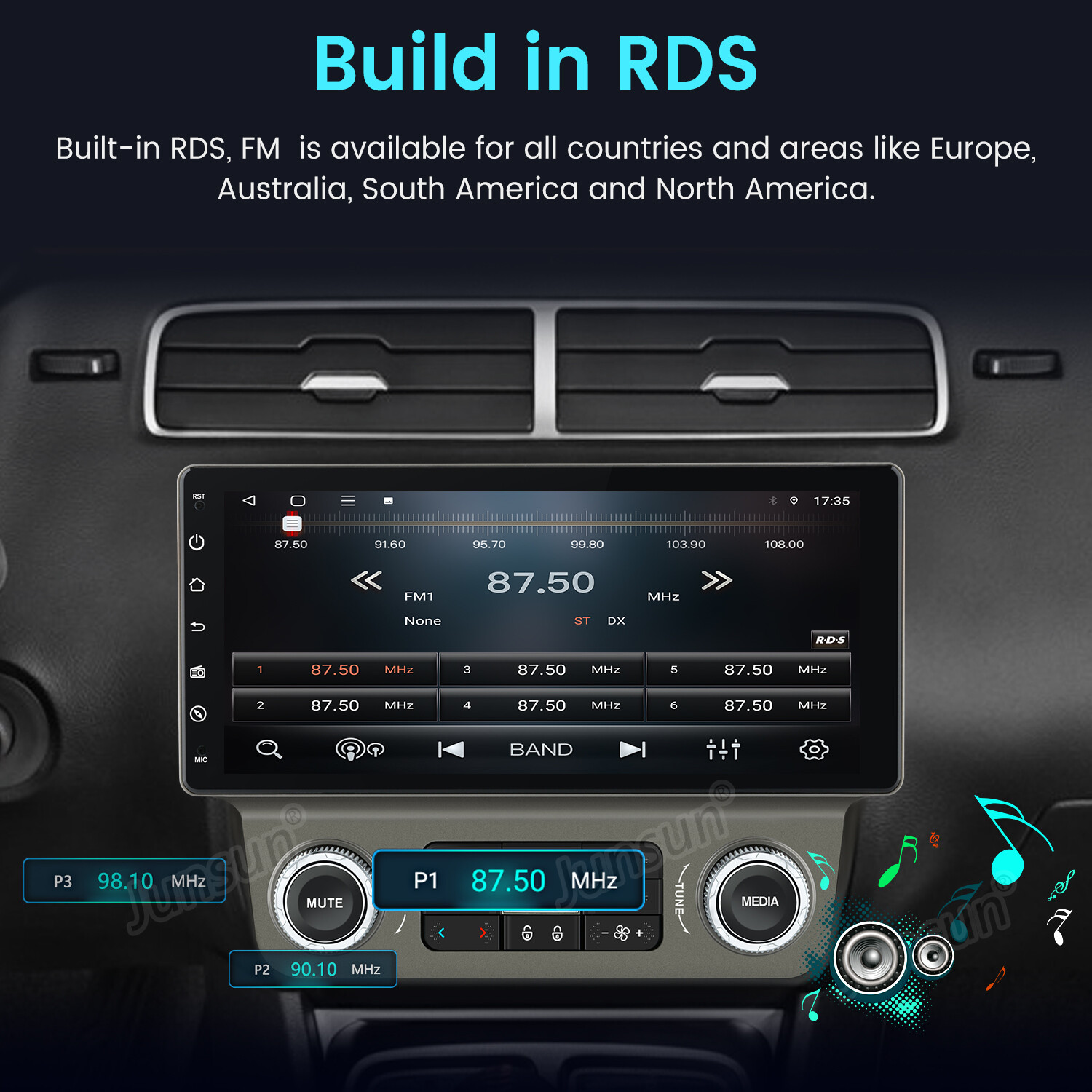 4+64G Android13 Car Stereo Radio GPS Navi 4G WIFI For Chevrolet Camaro 2010-2015