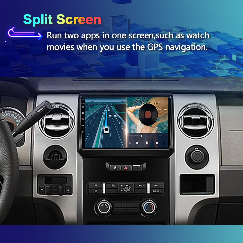 For Ford F-150 F150 2009-2012 Car Stereo Radio Navi Android 14 CarPlay SWC 128GB