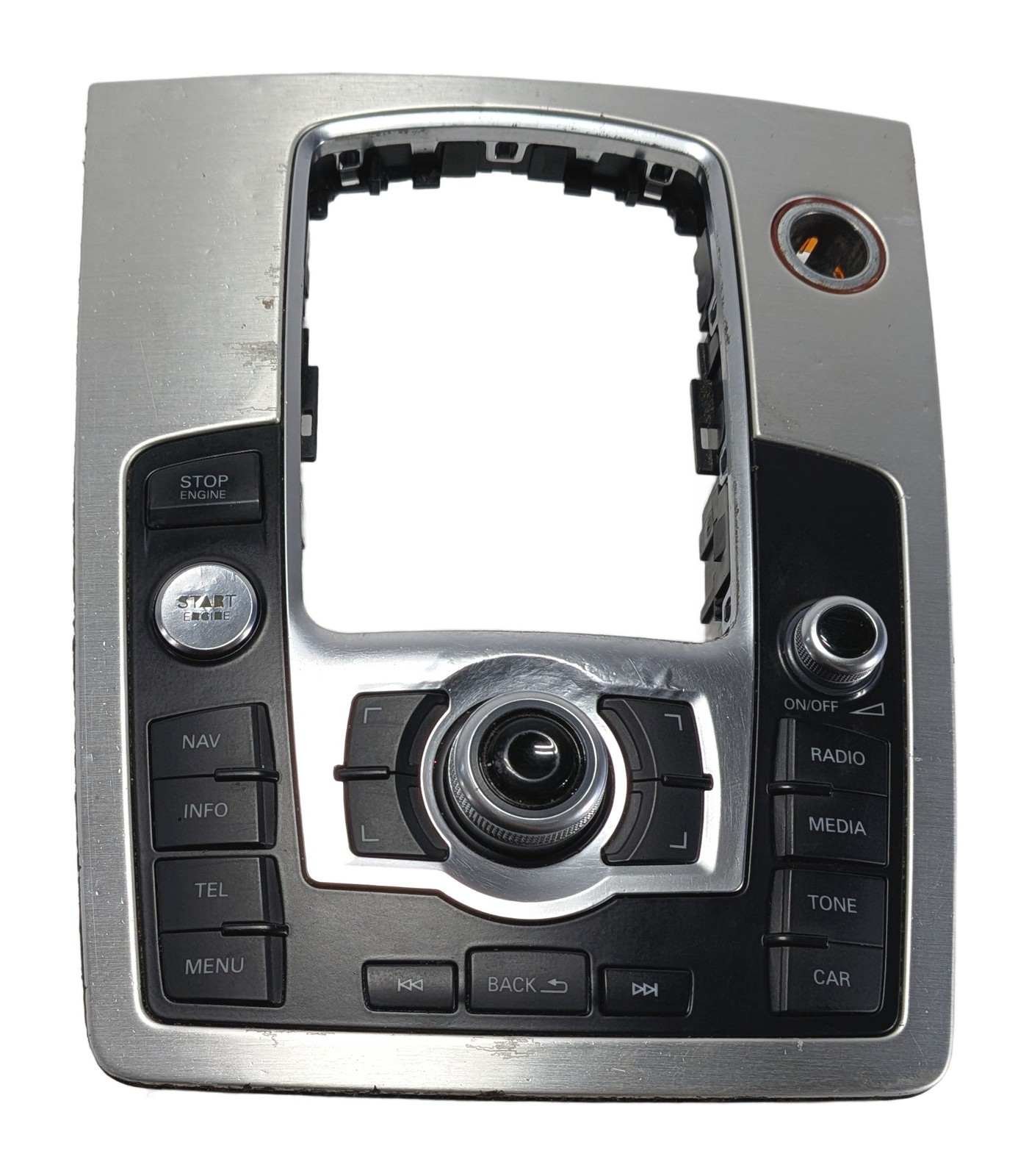 2012-2015 AUDI Q7 (4L) FRONT CENTER CONSOLE MMI MEDIA NAVIGATION CONTROL SWITCH