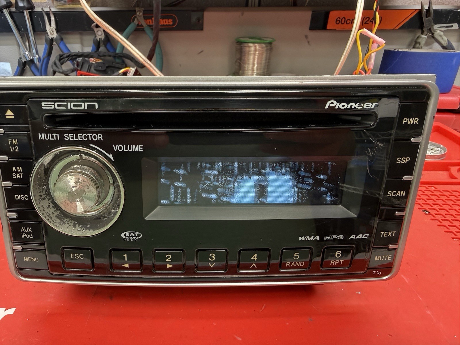 Toyota Scion Pioneer OEM Radio CD Player AUX iPod PT546-00081 DEH-M8127Z WMA MP3