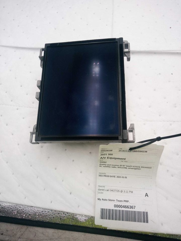 Audio Equipment Radio Display And Receiver Uconnect 4C Fits 21-22 300 743442