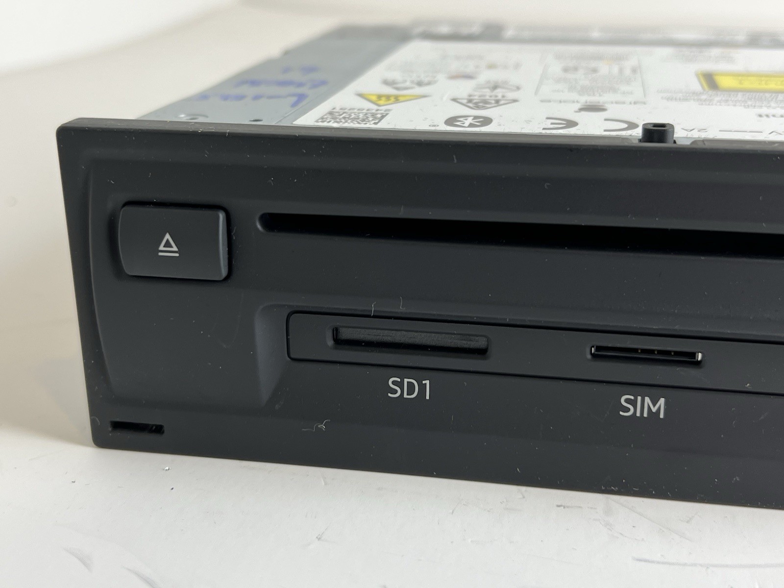 2018 AUDI Q7 DASHBOARD AUDIO RECEIVER SD CARD CD PLAYER HEAD UNIT 4M1035880B OEM