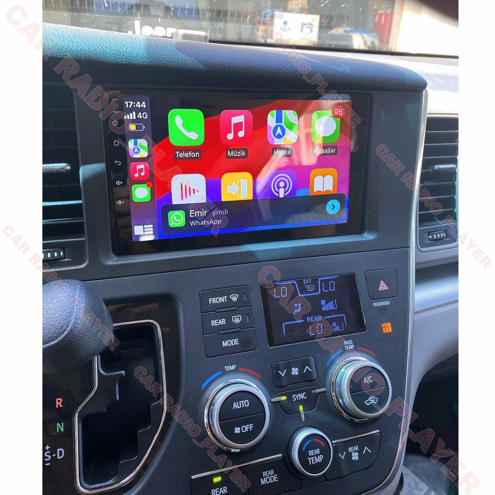 2G+32G Android 13 WiFi Car Stereo For Toyota Sienna 2015-2018 BT FM GPS Carplay