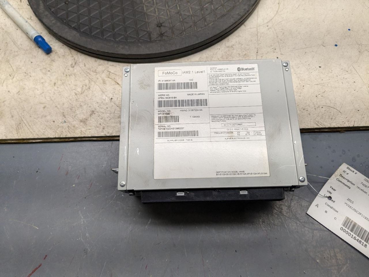 Audio Equipment Radio Receiver ID 36010209 Fits 16 VOLVO XC60 765398