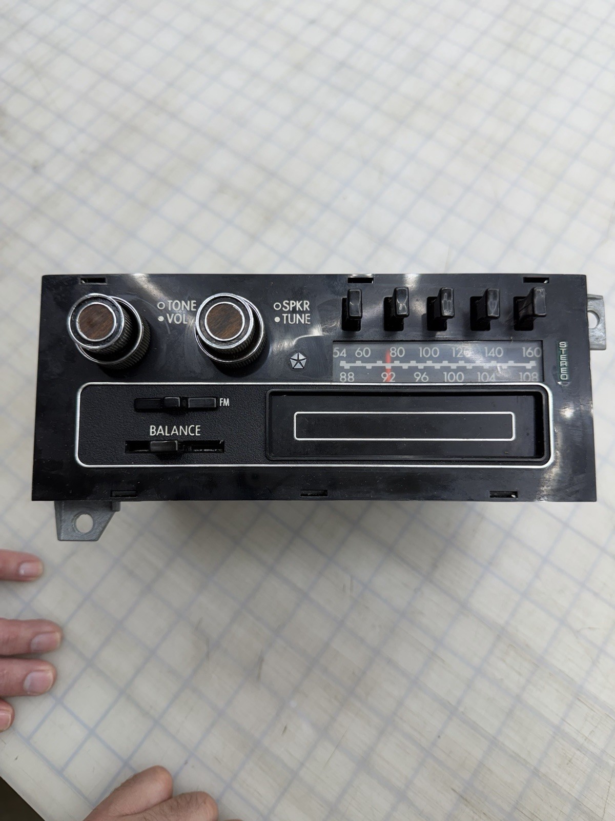 1970s Chrysler Dodge Plymouth 8-Track AM-FM Radio