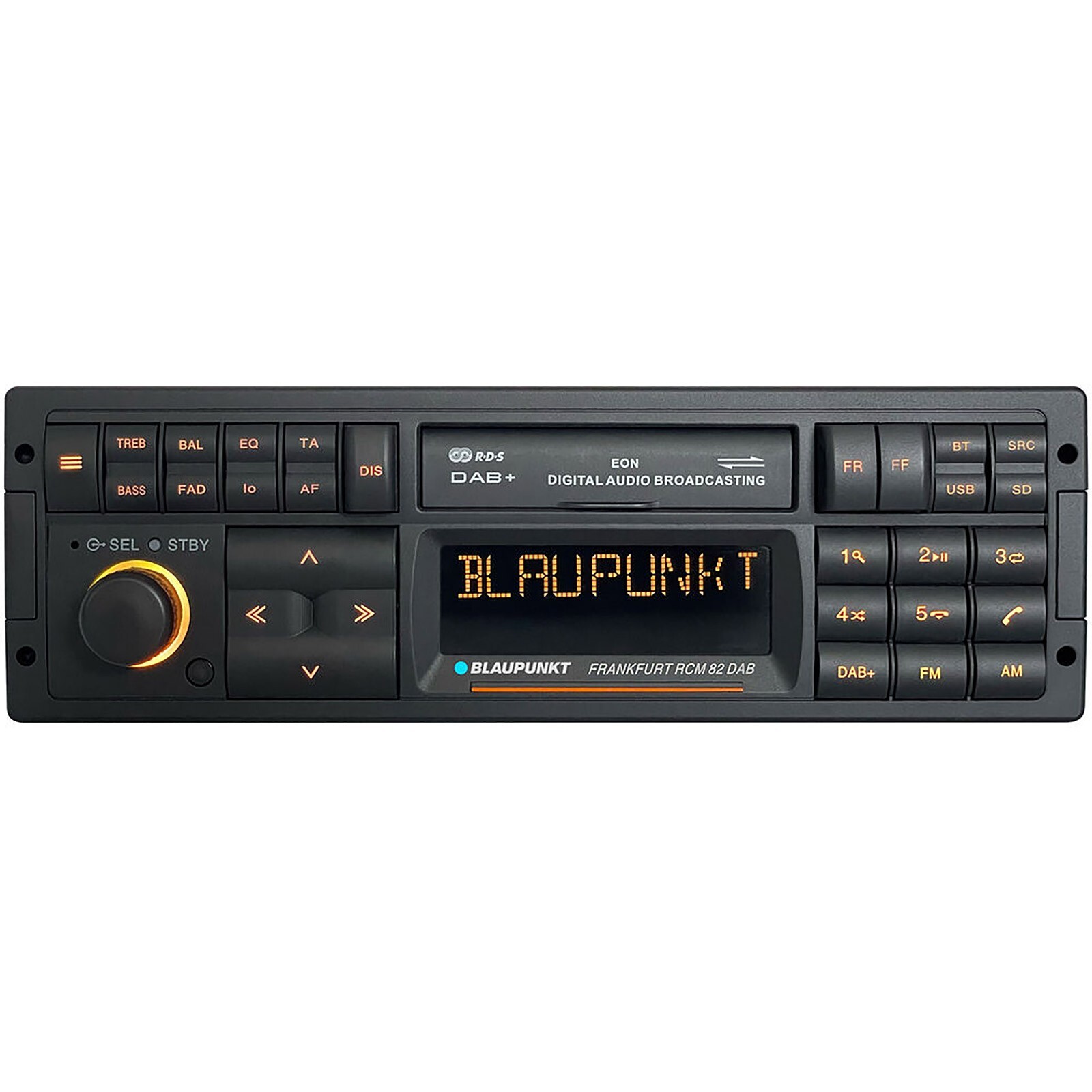 Retro Car Stereo Radio Blaupunkt Frankfurt RCM 82 DAB USB MP3 SD Bluetooth A2DP