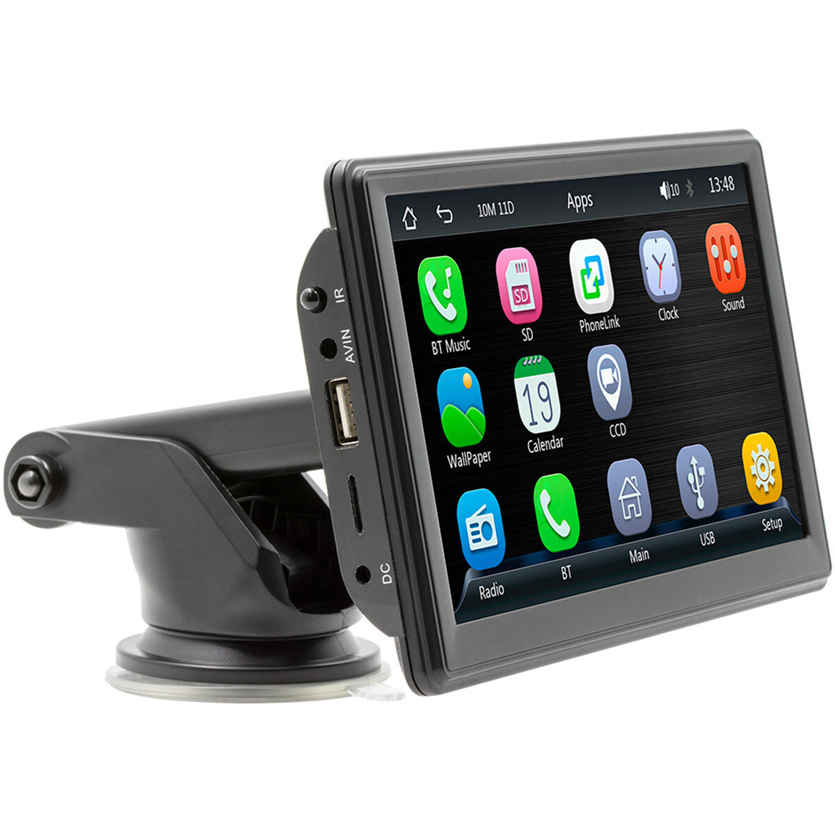 Car Stereo Radio Player Touch Screen For CarPlay Bluetooth Head Unit Mirror Link