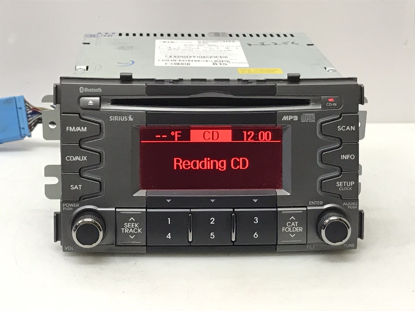 2010-2011 Kia Soul Radio Bluetooth Mp3 Cd Player 96150-2K305AMAL “KI256”