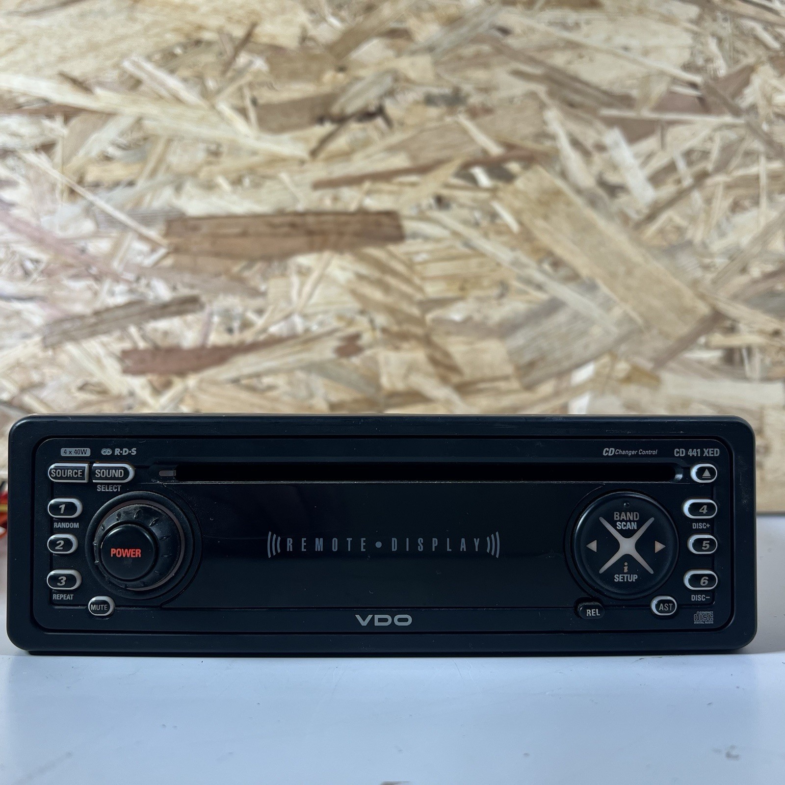 VDO CD PLAYER CD 441 XED Head Unit Tested Working