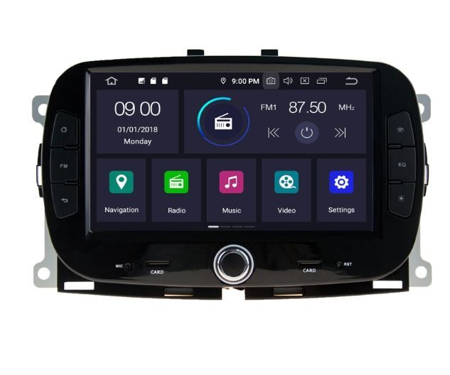 CAR TABLET CAR STEREO ANDROID 11 FOR FIAT 500 2GB MEMORY – 32GB ROM Wi-Fi 2016-2021