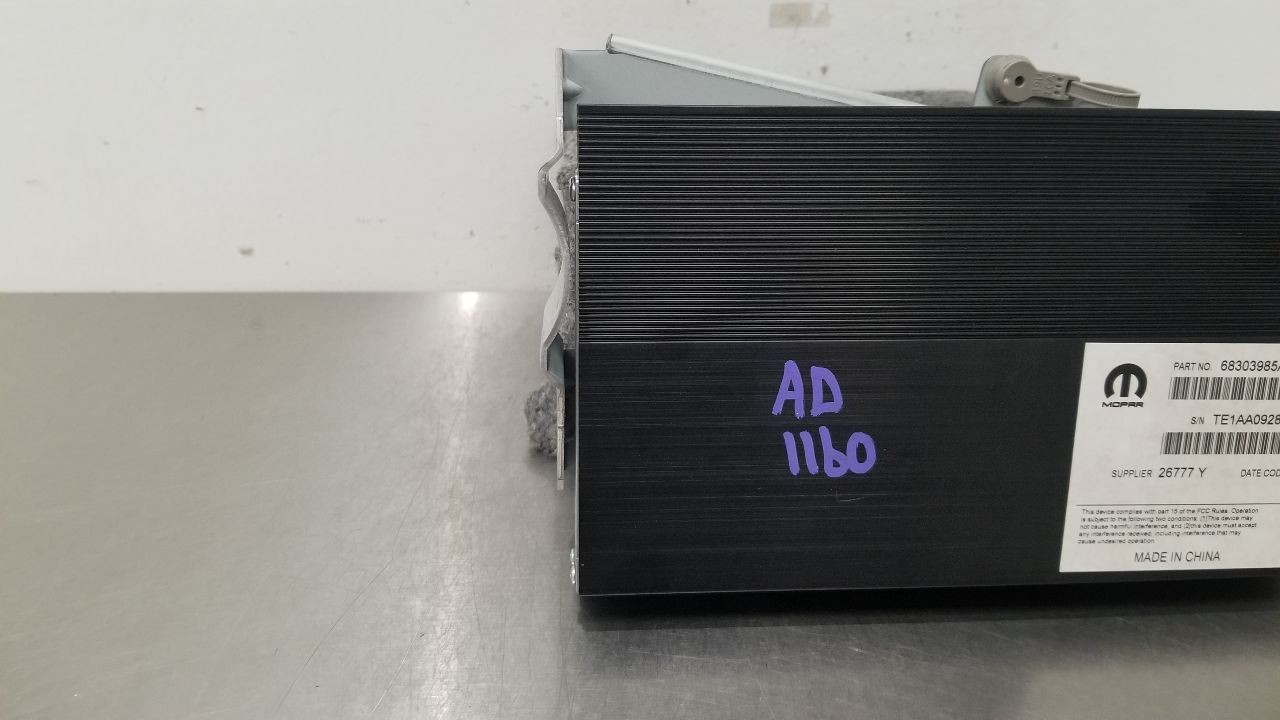 18 DODGE RAM 2500 MEGA CAB RADIO AUDIO AMPLIFIER 68303985AA