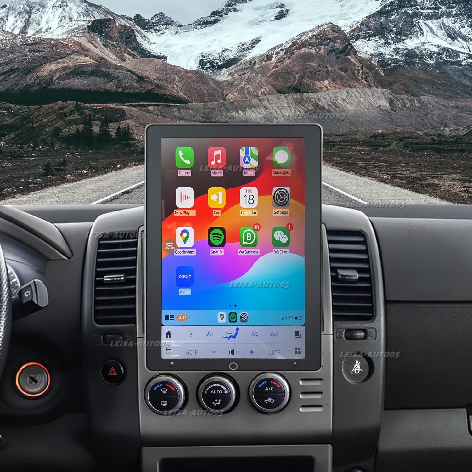 10.1″ Android CarPlay Car Radio Stereo GPS Navi For Nissan Pathfinder 2005-2010