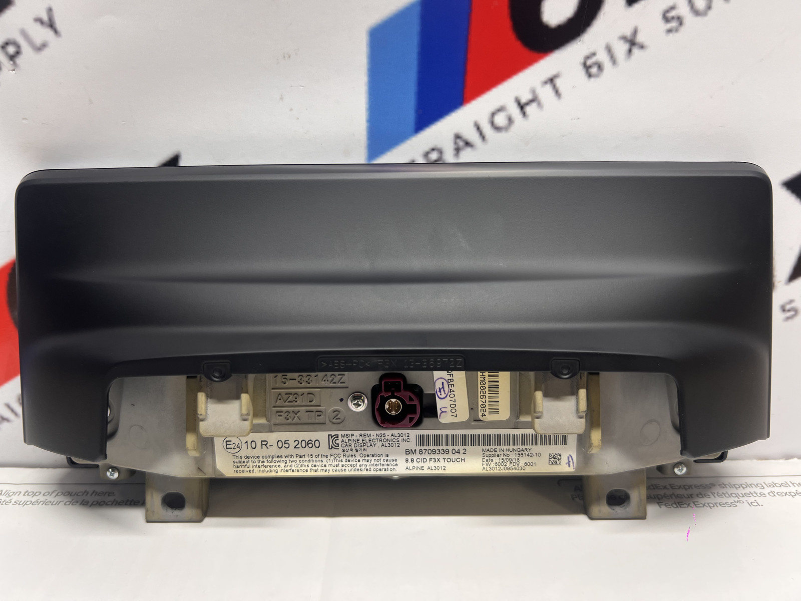 14-18 BMW F30 F32 F36 8.8″ NBT EVO ID6 Touch Screen Navigation Display OEM 87093