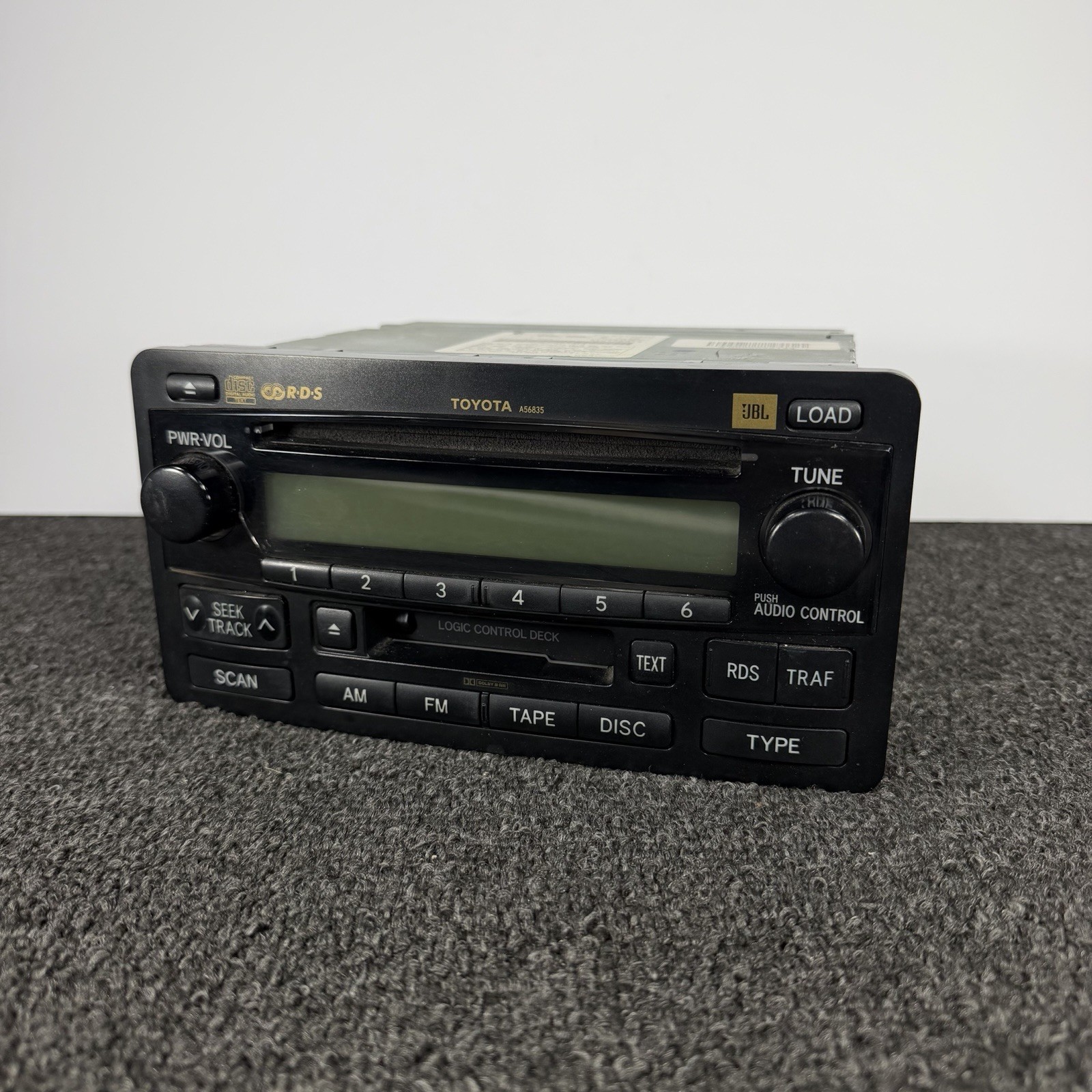 2003 2004 TOYOTA Sequoia Tundra OEM JBL Radio Cassette Tape CD Player A56835