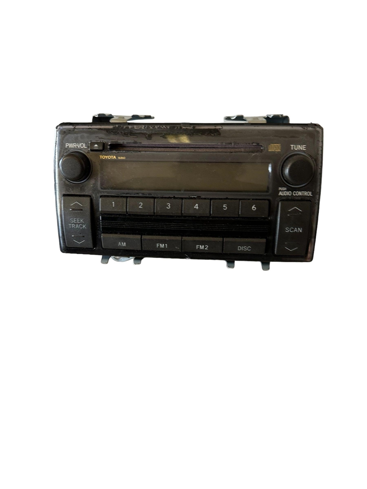 05 06 TOYOTA CAMRY Audio Radio Receiver Fujitsu Ten 16860 ON RADIO FACE