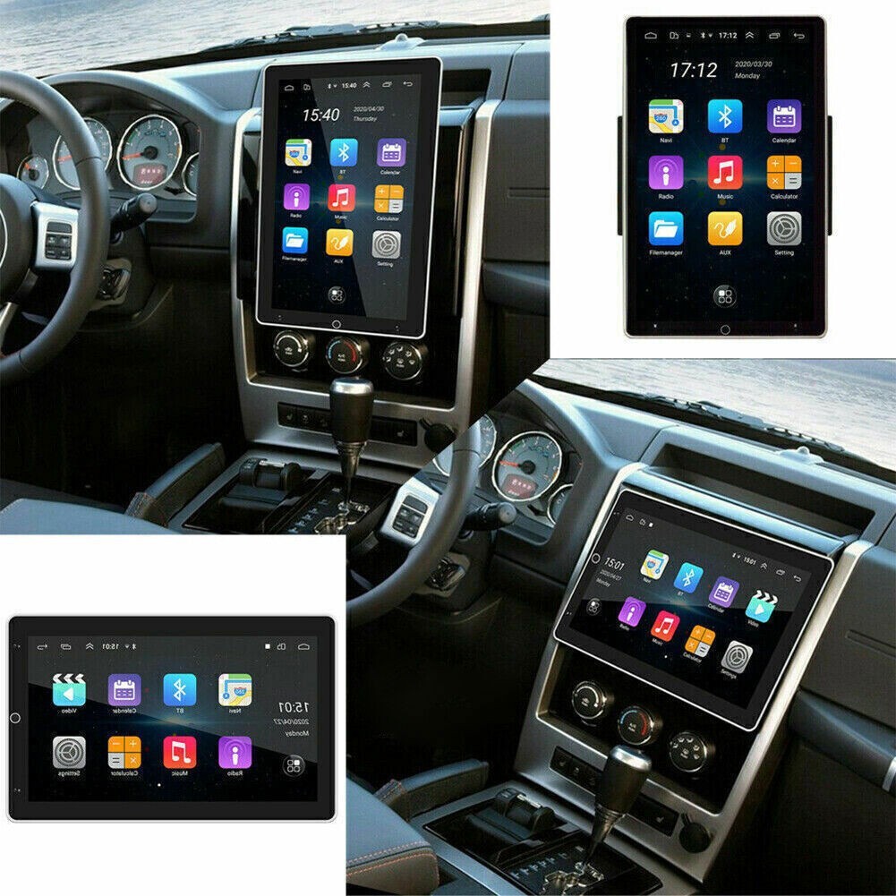 For 2017-2019 Nissan Titan Android 15 Carplay Rotated Car Stereo Radio GPS Navi