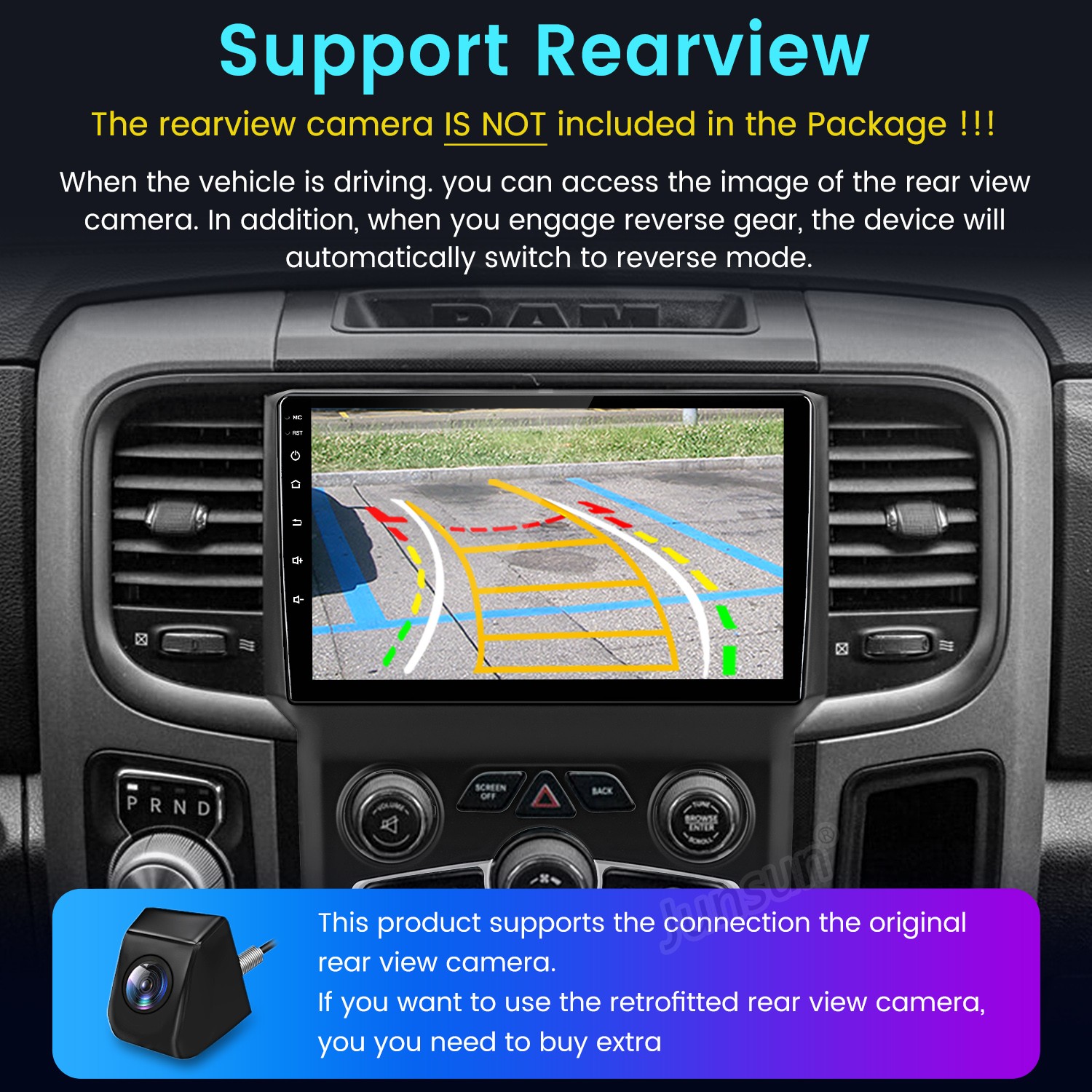 4+64GB Android13 Carplay For Dodge Ram 1500 2500 3500 2013-18 Car Radio GPS Navi