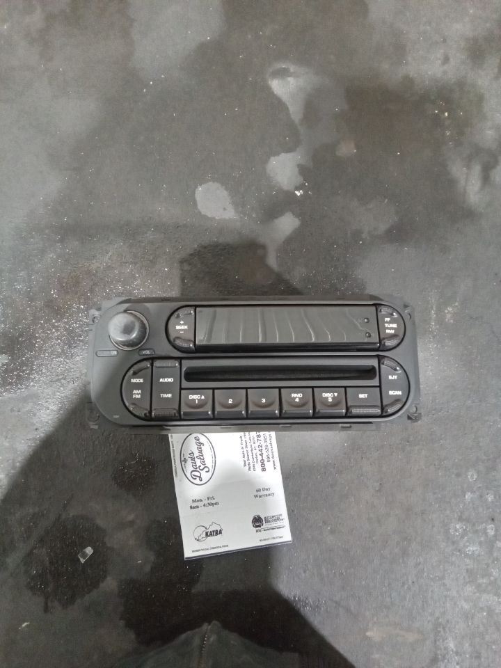 Audio Equipment Radio Receiver Radio ID Rbk Fits 02-07 CARAVAN 808880
