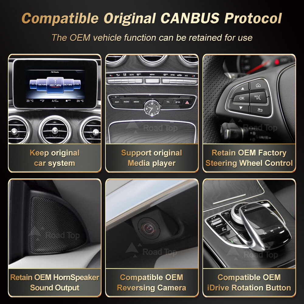 12.3″ Android Carplay Multimedia Screen Navi For Mercedes Benz C GLC W205 V W447