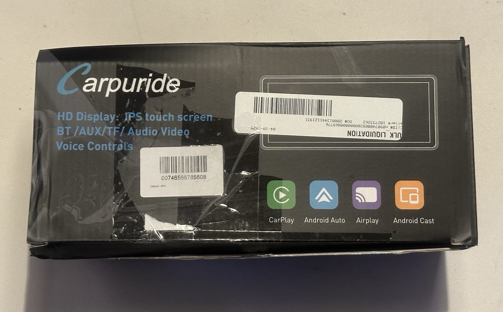 Carpuride W903 Wireless Carplay & Android Auto Car Stereo with 4K Dash Cam Rear