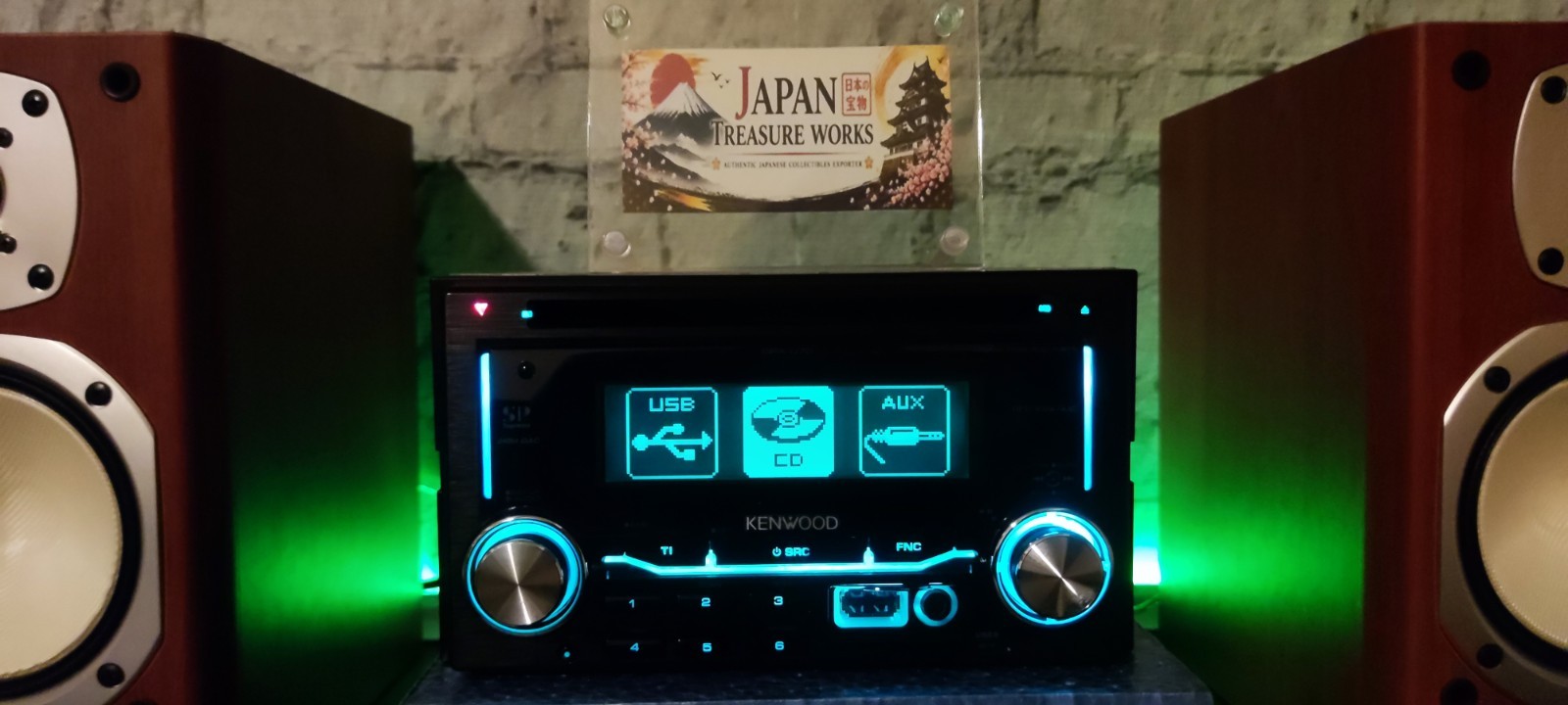 Kenwood DPX-U70 2DIN CD USB AUX MP3 AAC WMA JDM Car Stereo Tested