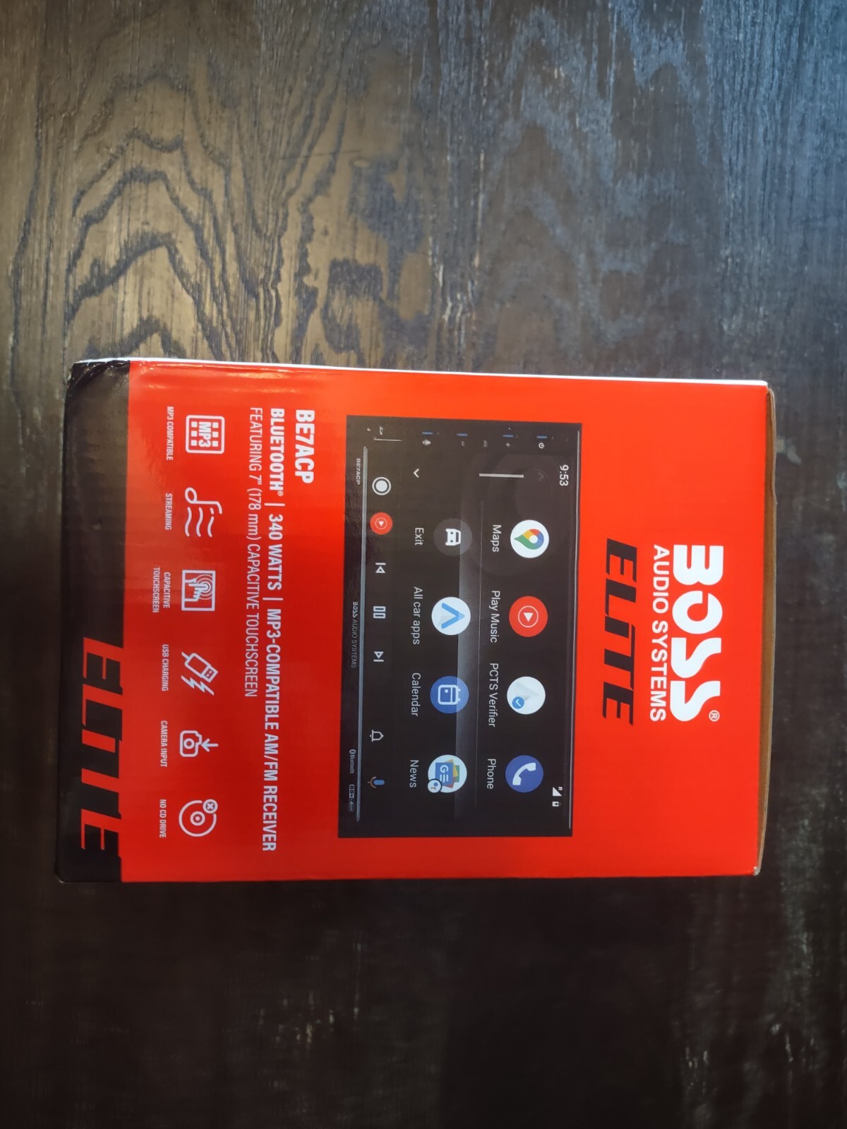 BOSS AUDIO ELITE 7″ capacitive touch dual din head unit brand new unopened box.