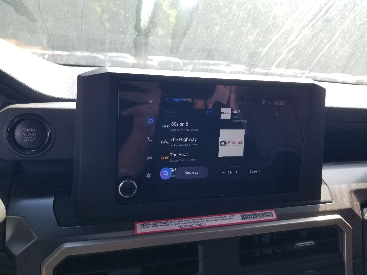 24 TOYOTA TACOMA SR5 2.4L 4X2 AUDIO RADIO DISPLAY AND RECEIVER 8.00″ SCREEN