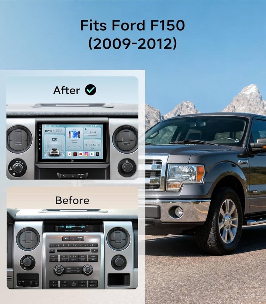 9 Inch Android Car Radio Stereo for Ford F150 2009-2012 -CarPlay Backup Camera