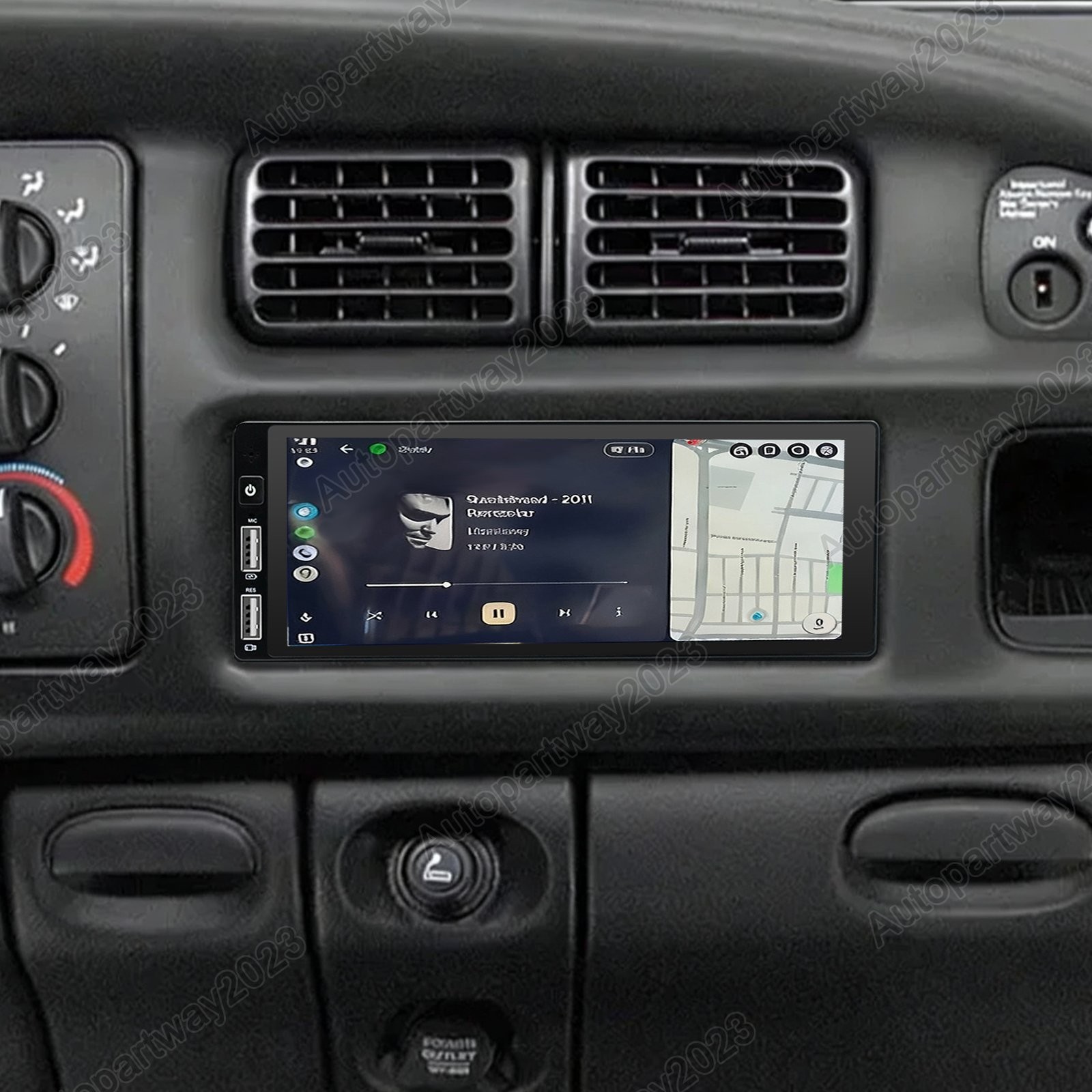 6.8″ For 1997-2002 Dodge Ram Pickup 2500 3500 Car Radio Stereo Wireless Carplay
