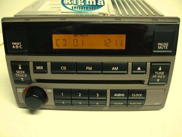 Nissan Altima 2005 2006 CD player base (none-BOSE) sound system Brown face Trim