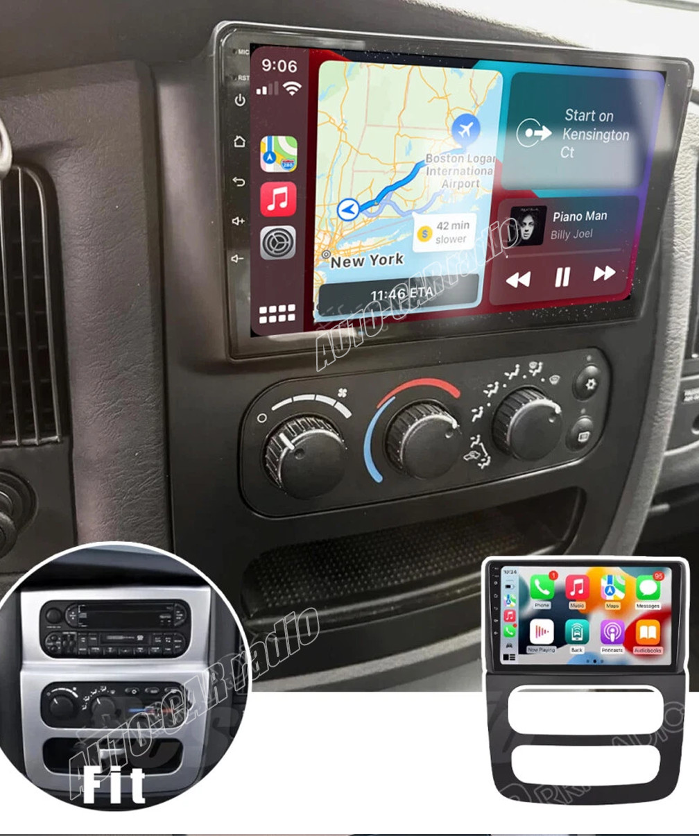 For 2002-2005 Dodge Ram 1500 2500 3500 Android 13.0 CarPlay Car Stereo Radio GPS